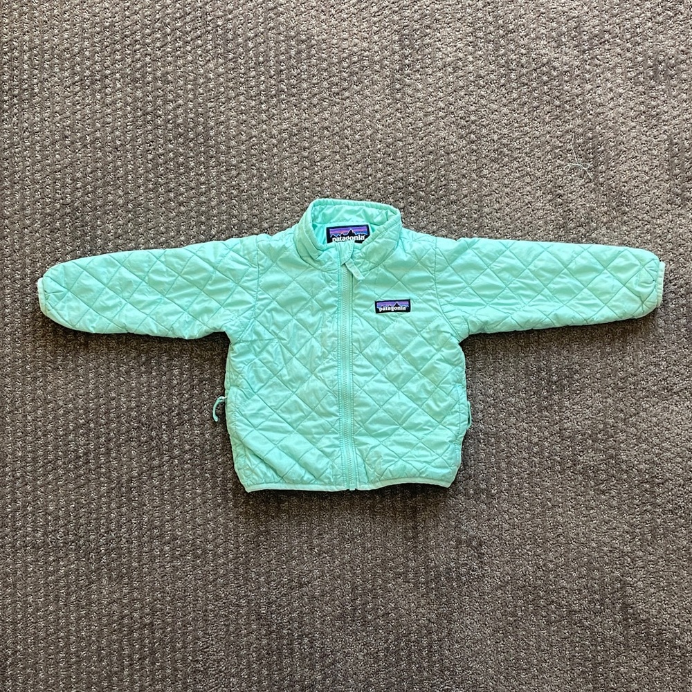 Patagonia Teal Quilted Jacket